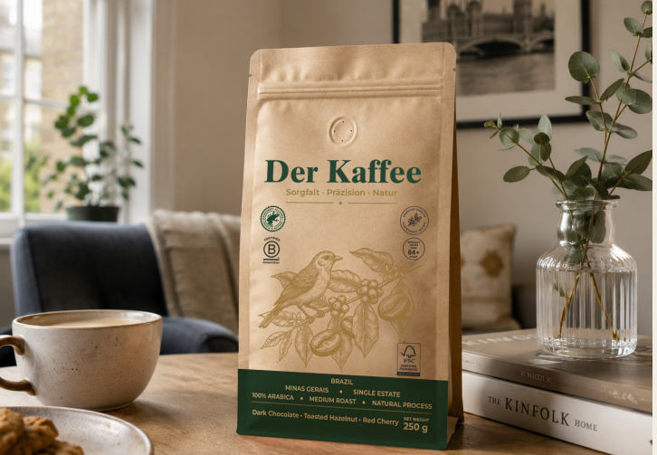Der Kaffee · Signature Roast — Der Kaffee packaging