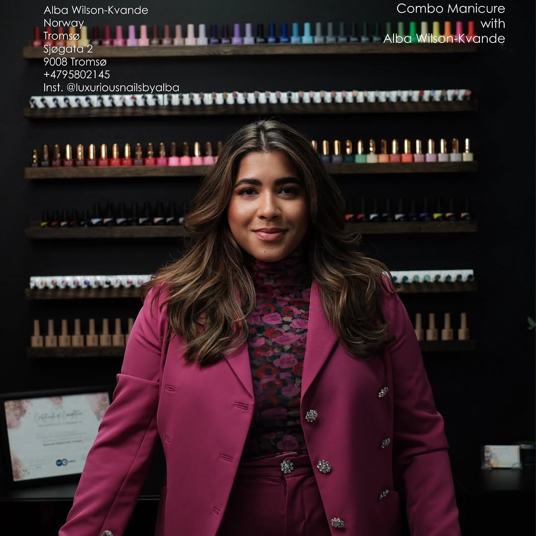 Alba Wilson-Kvande, eier av Luxurious Nails