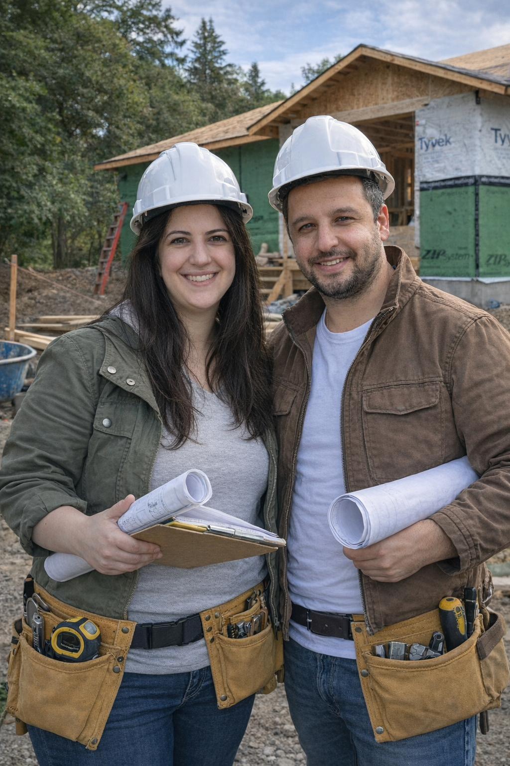 Sapir and David, owners of Sapphire Remodeling