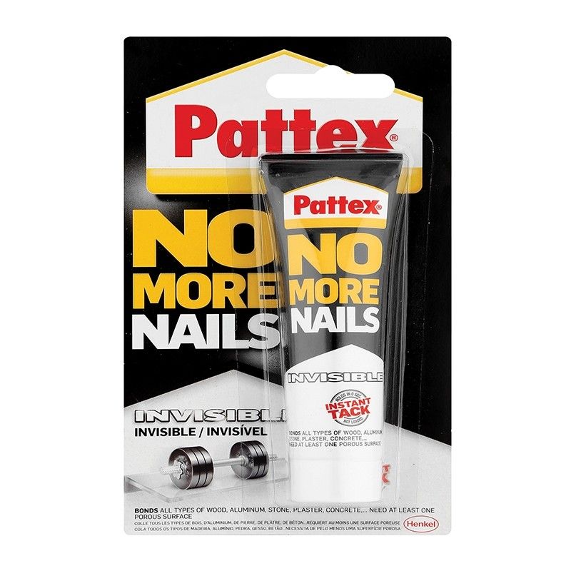 Pattex No More Nails Invisible 40g
