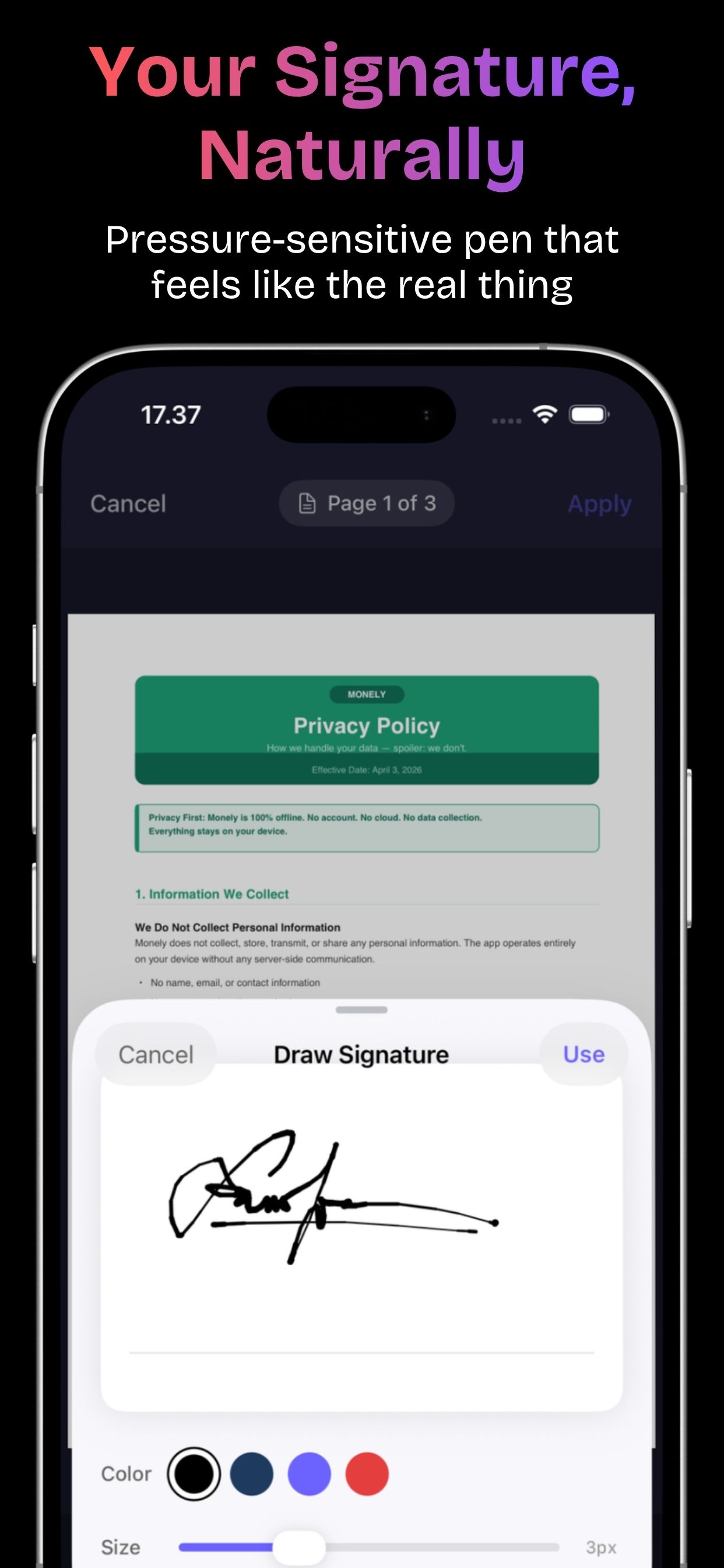 Your Signature, Naturally