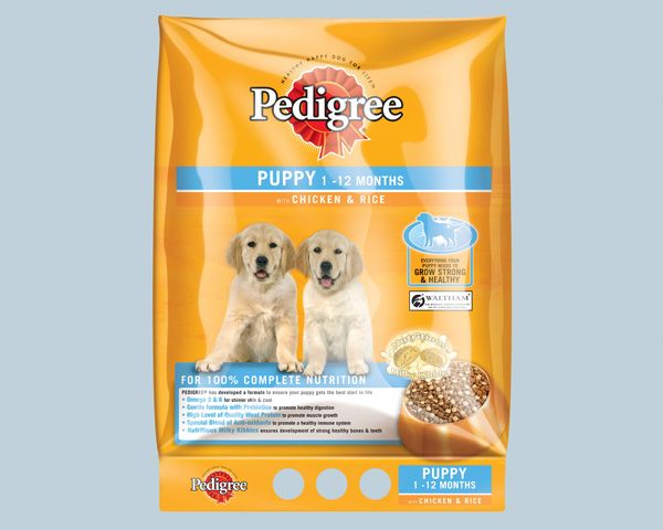 Pedigree Dog Food Puppy Small/Med Chicken Rice 1.5kg