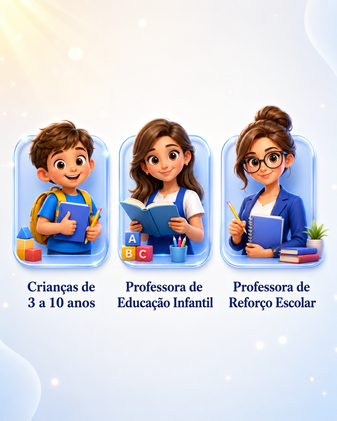 Perfeito para: Crianças de 3 a 10 anos, Professora de Educação Infantil, Professora de Reforço Escolar