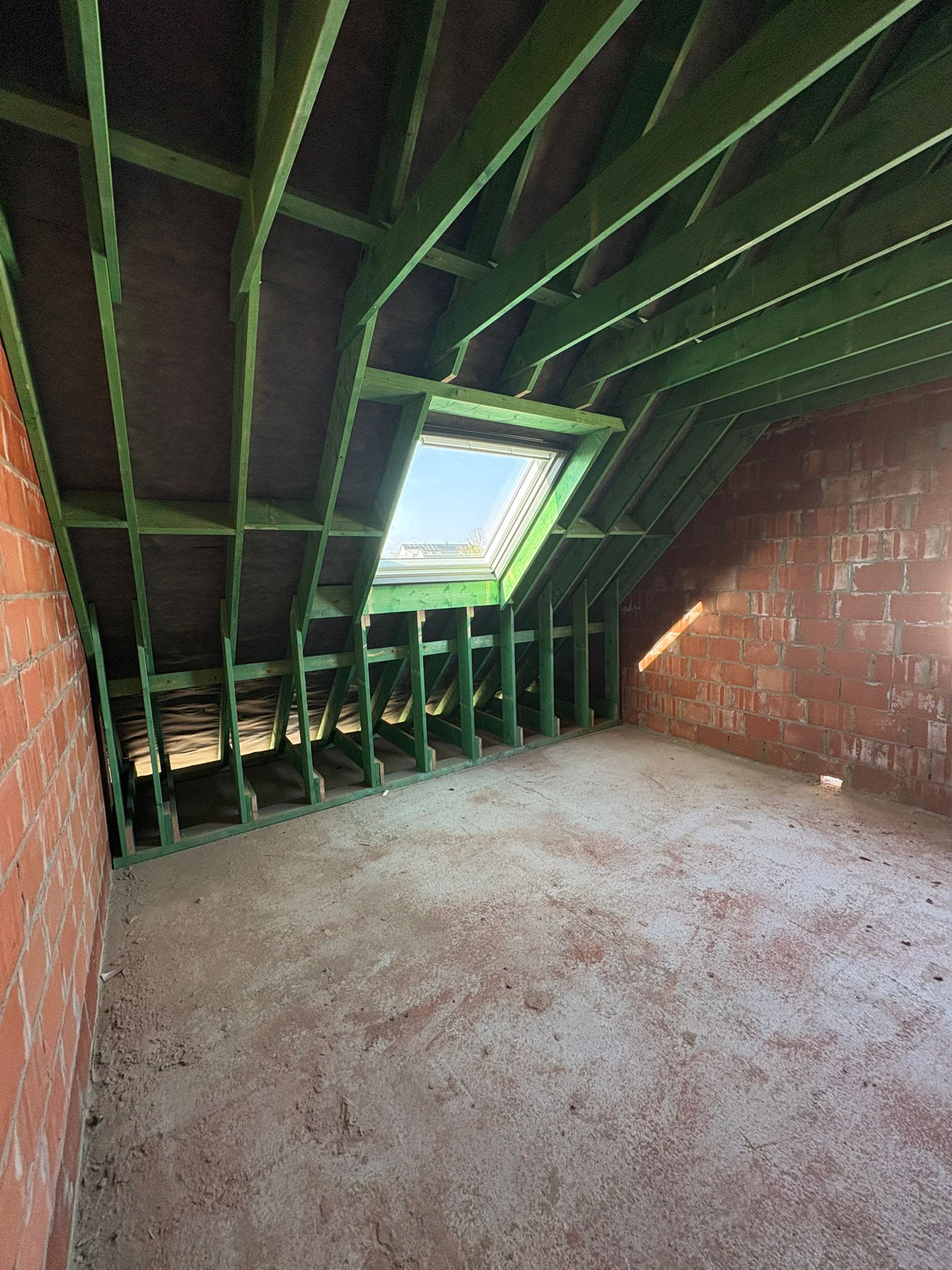 Dakconstructie met velux