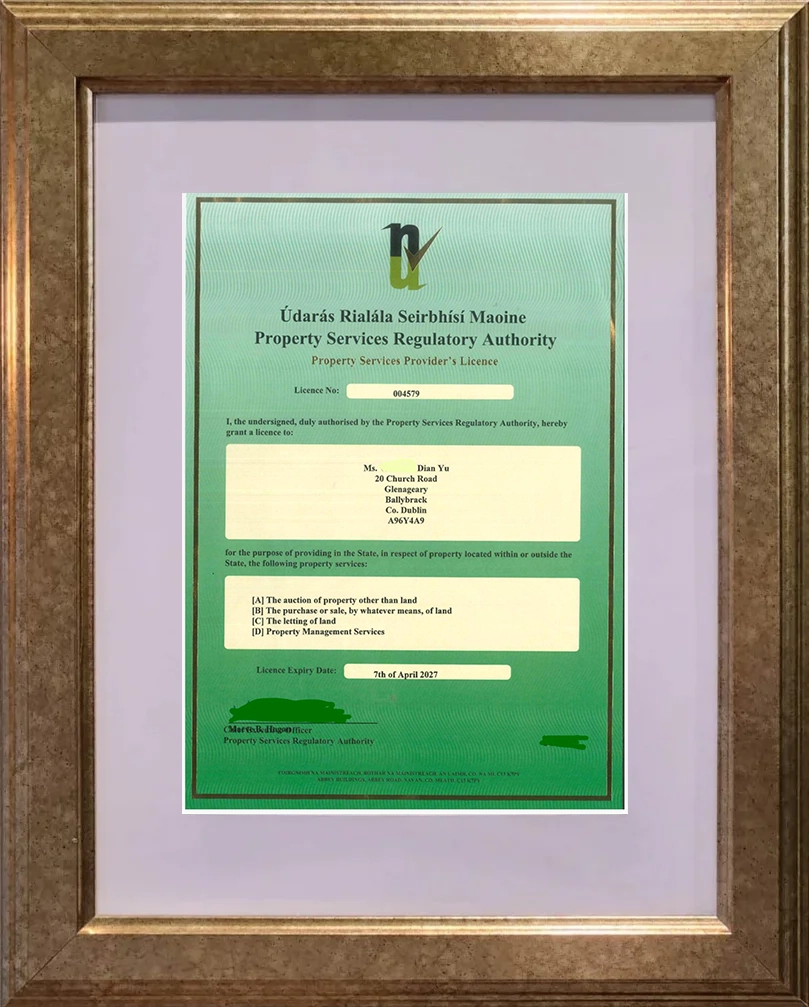 Professional credentials document