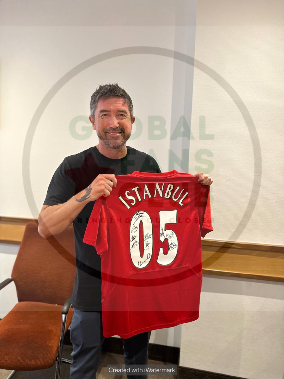 Harry Kewell with Istanbul 2005 signed shirt