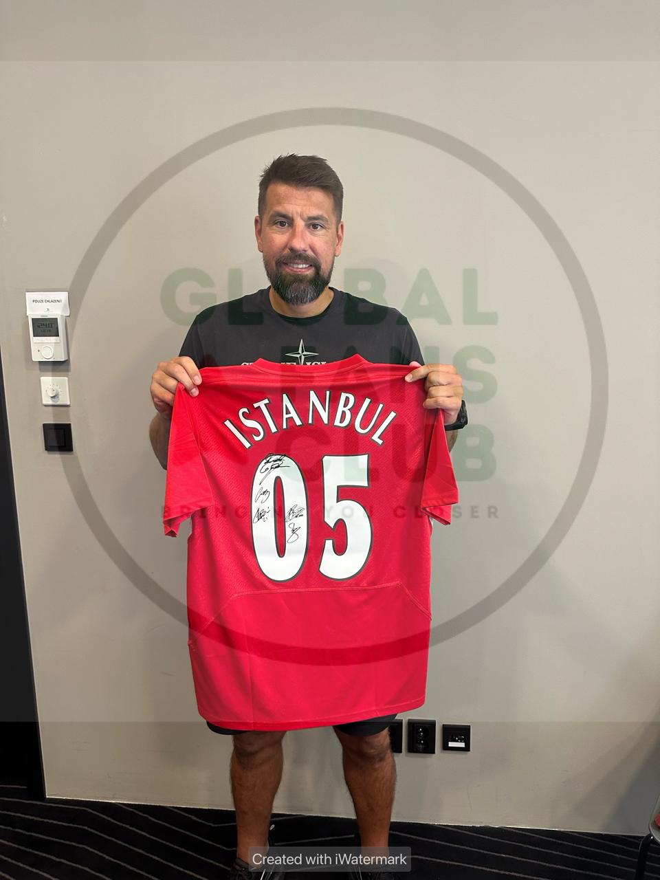 Josemi with Istanbul 2005 signed shirt