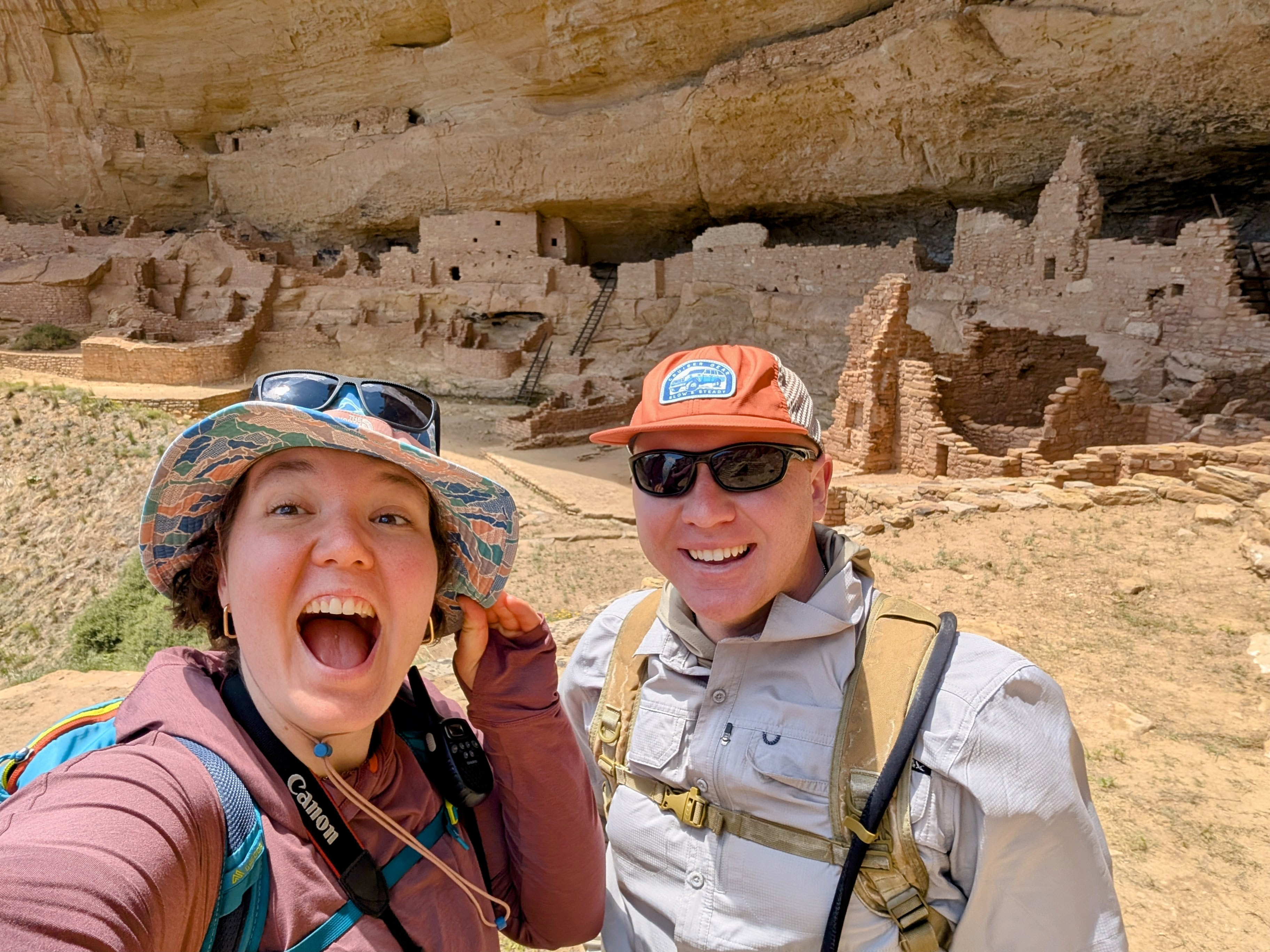 Sydney & Bryan at cliff dwellings