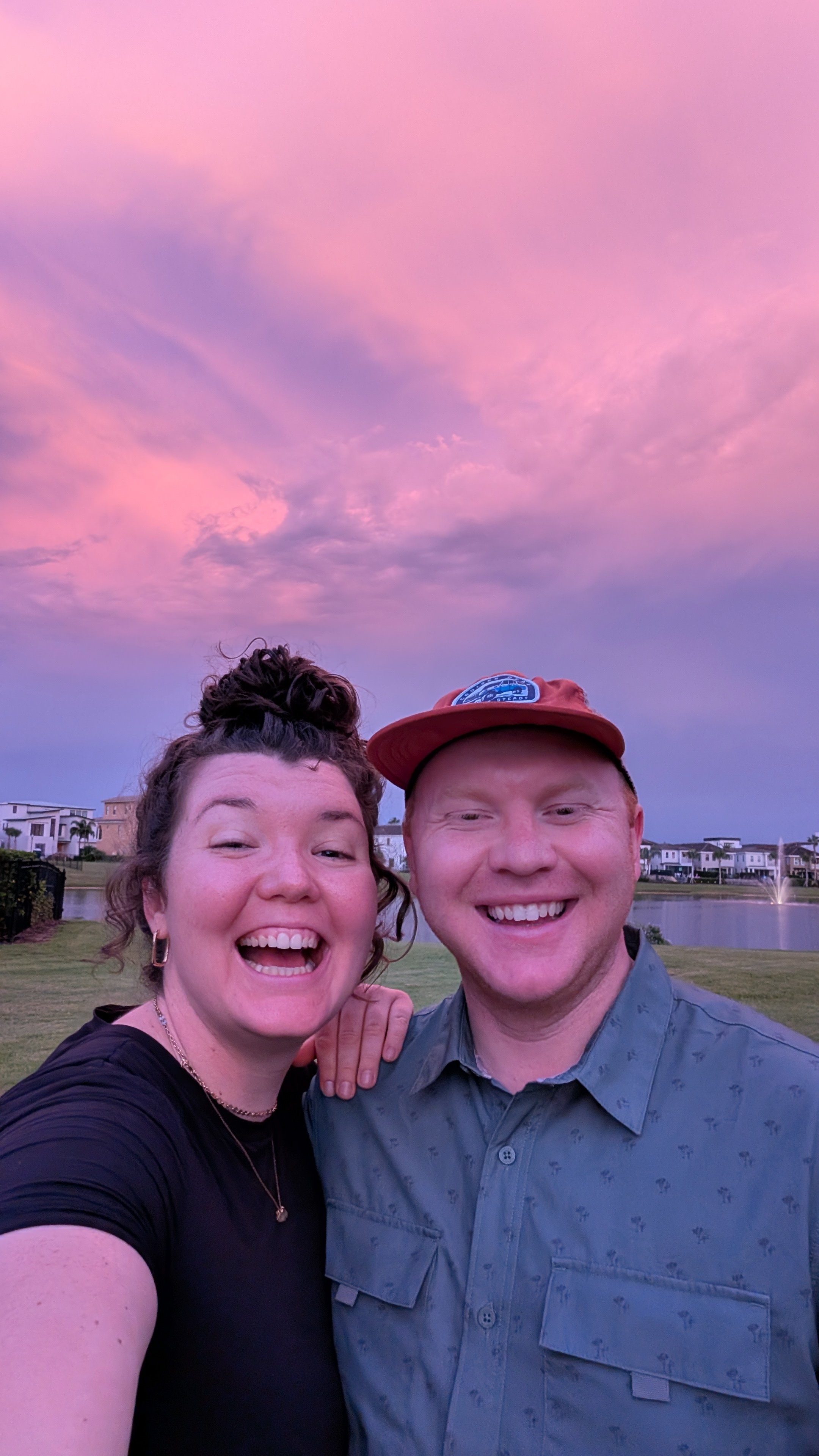 Sydney & Bryan at sunset