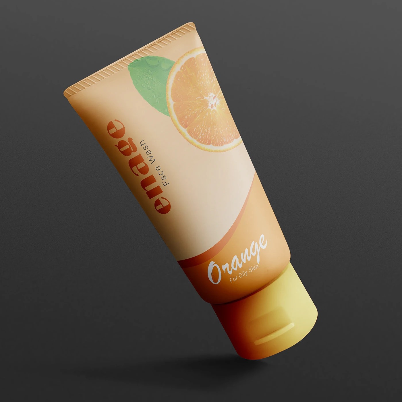 Orange Face Wash Packaging