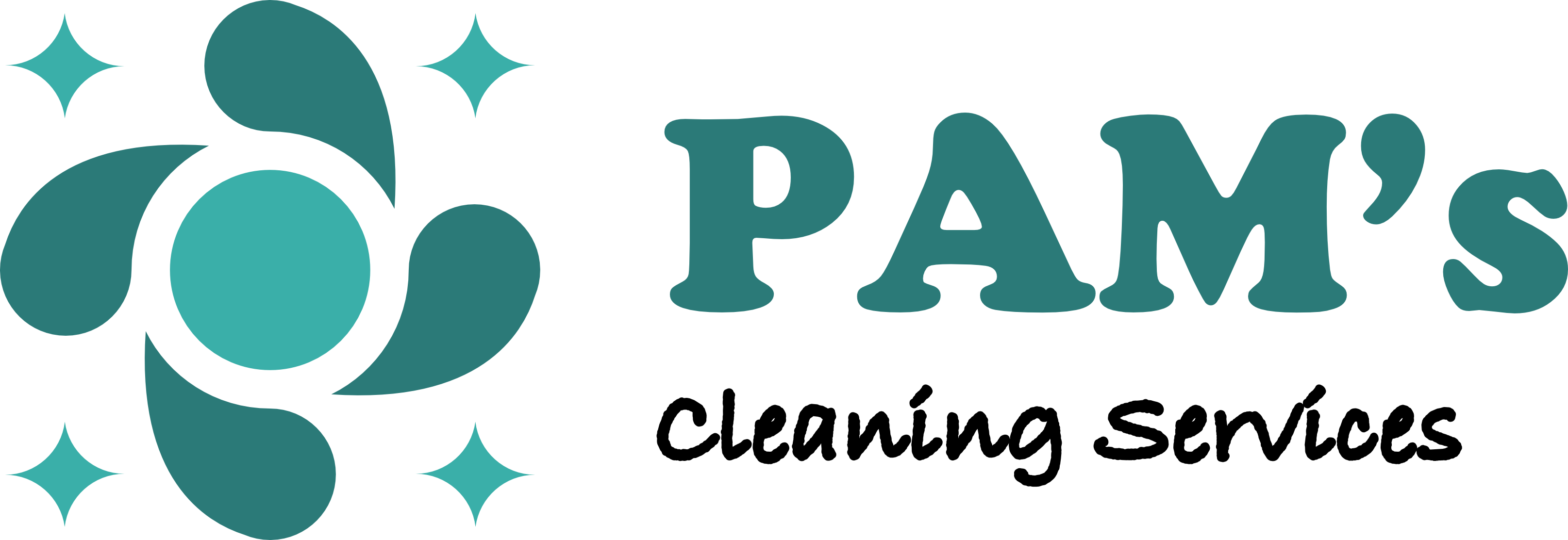 Pam's House Cleaner Logo