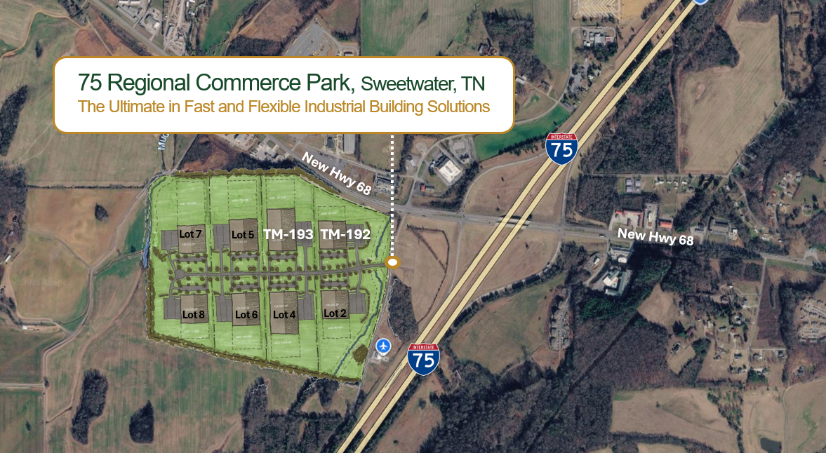 75 Regional Commerce Park Sweetwater TN Site Plan