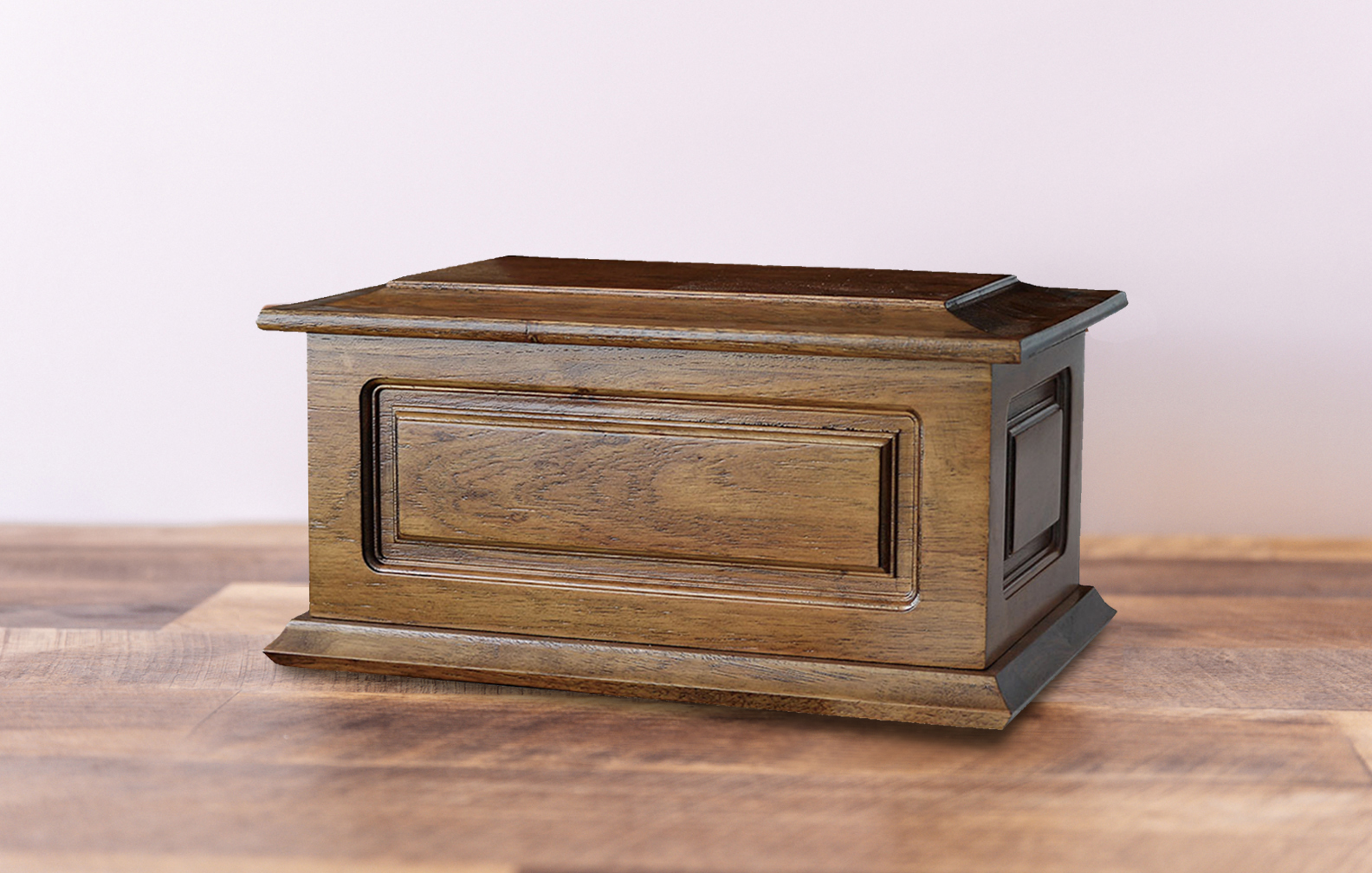 Pecan — Pecan hardwood, raised panel