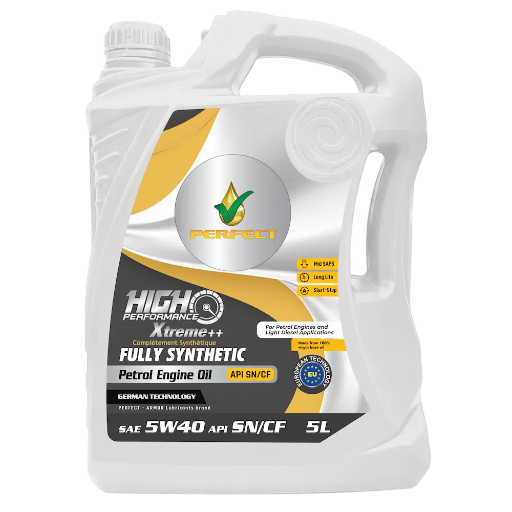 High Performance Xtreme++ Fully Synthetic Petrol Engine Oil SAE 5W40 API SN/CF White Pack