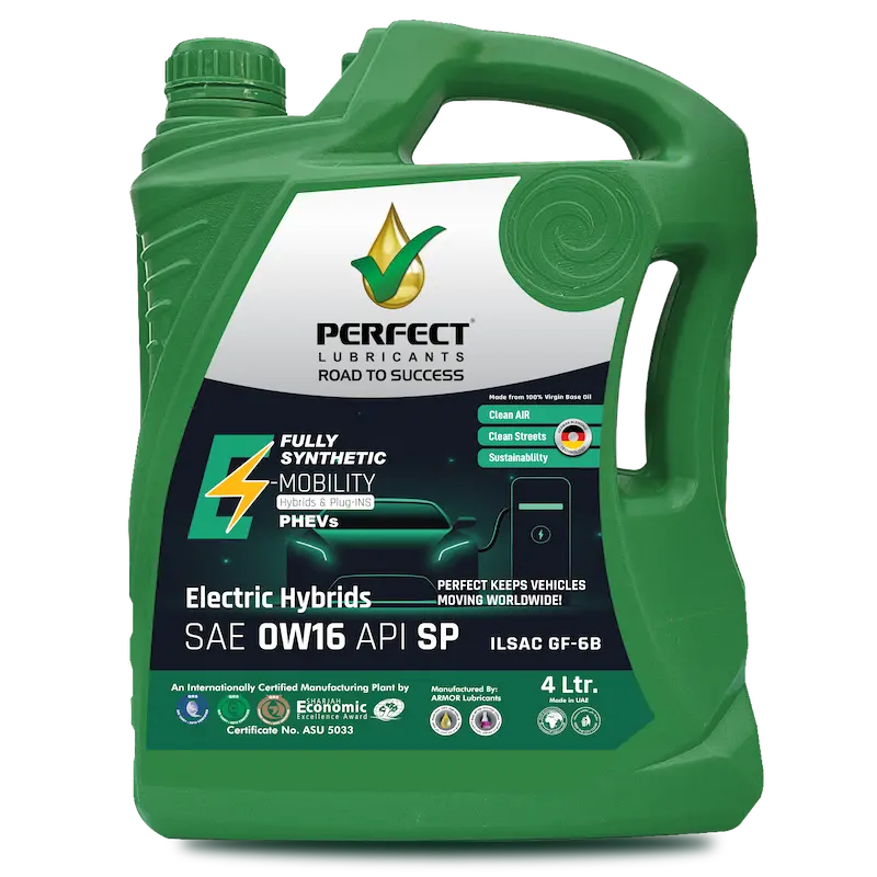 E-Mobility Fully Synthetic Electric Hybrids SAE 0W16 API SP ILSAC GF-6B