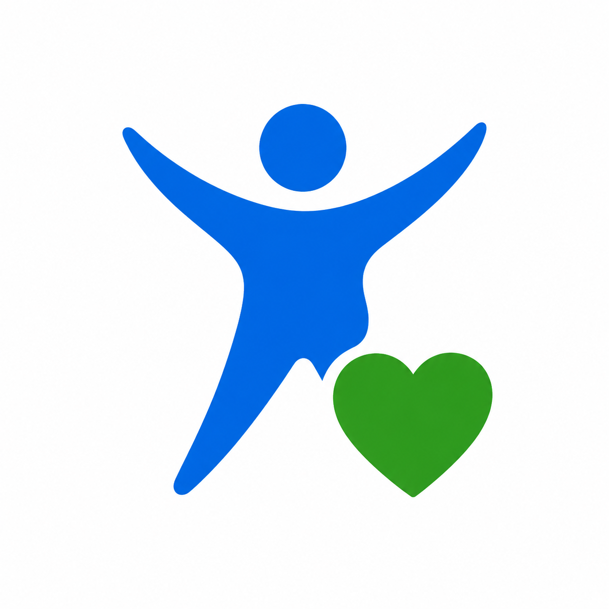 Person with heart icon - Making Health a Priority