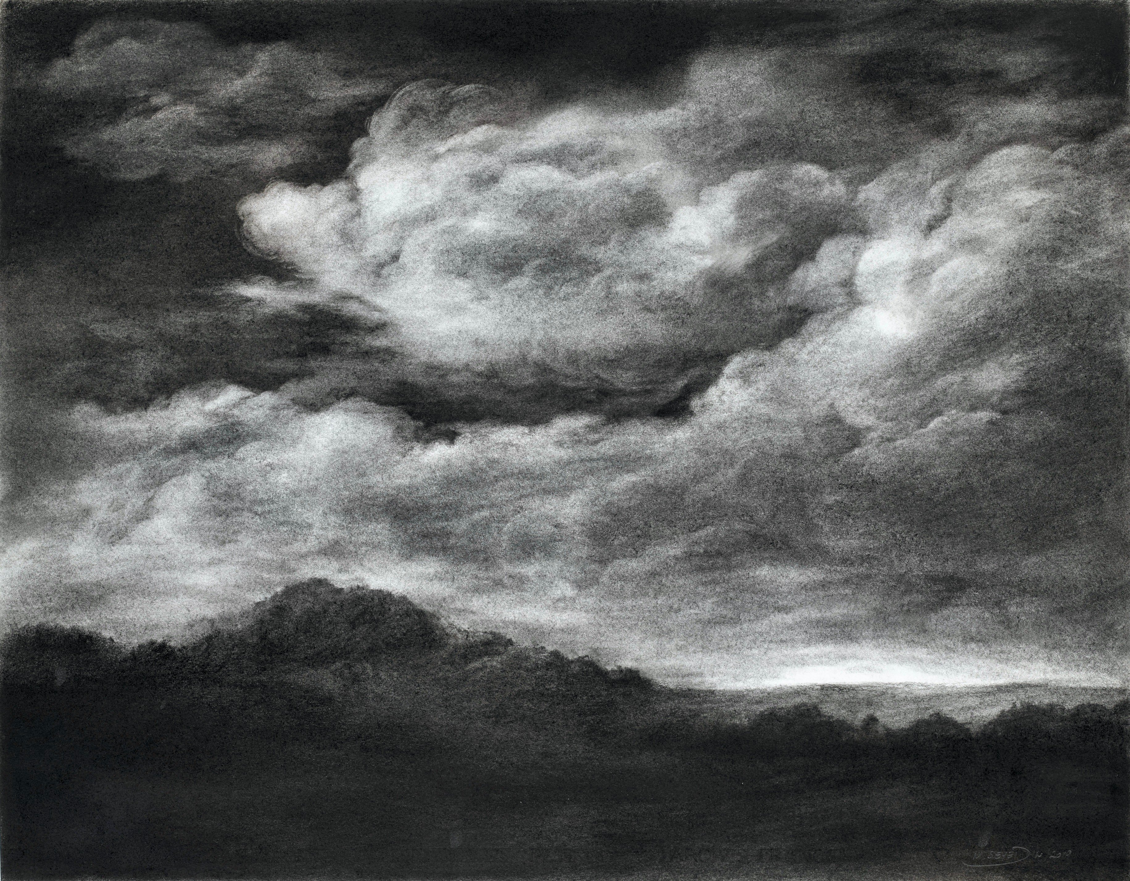 Petit Nuage No. 3, installed in the front room.