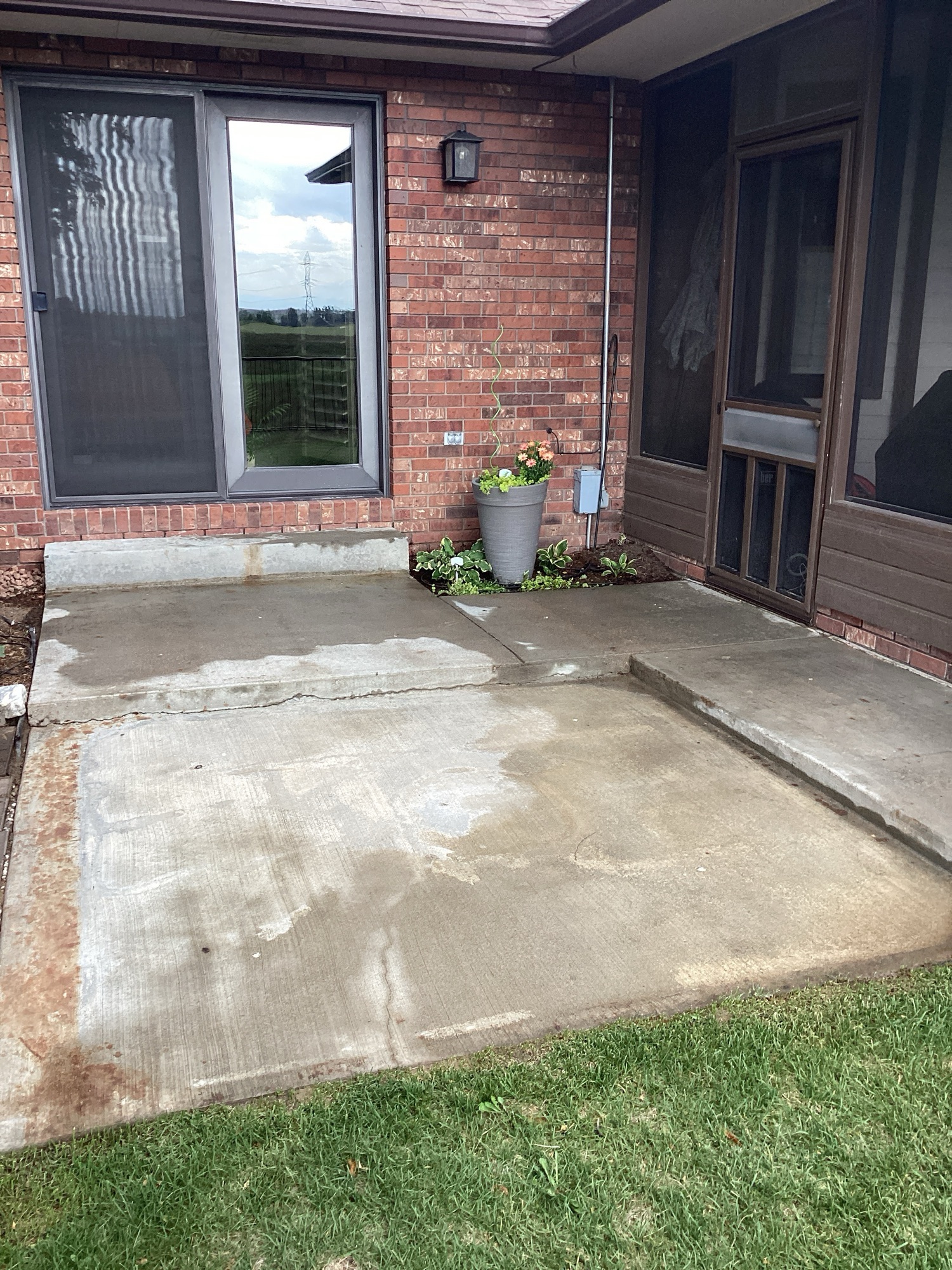 Back Patio & Steps VUBA Resurfacing - Before