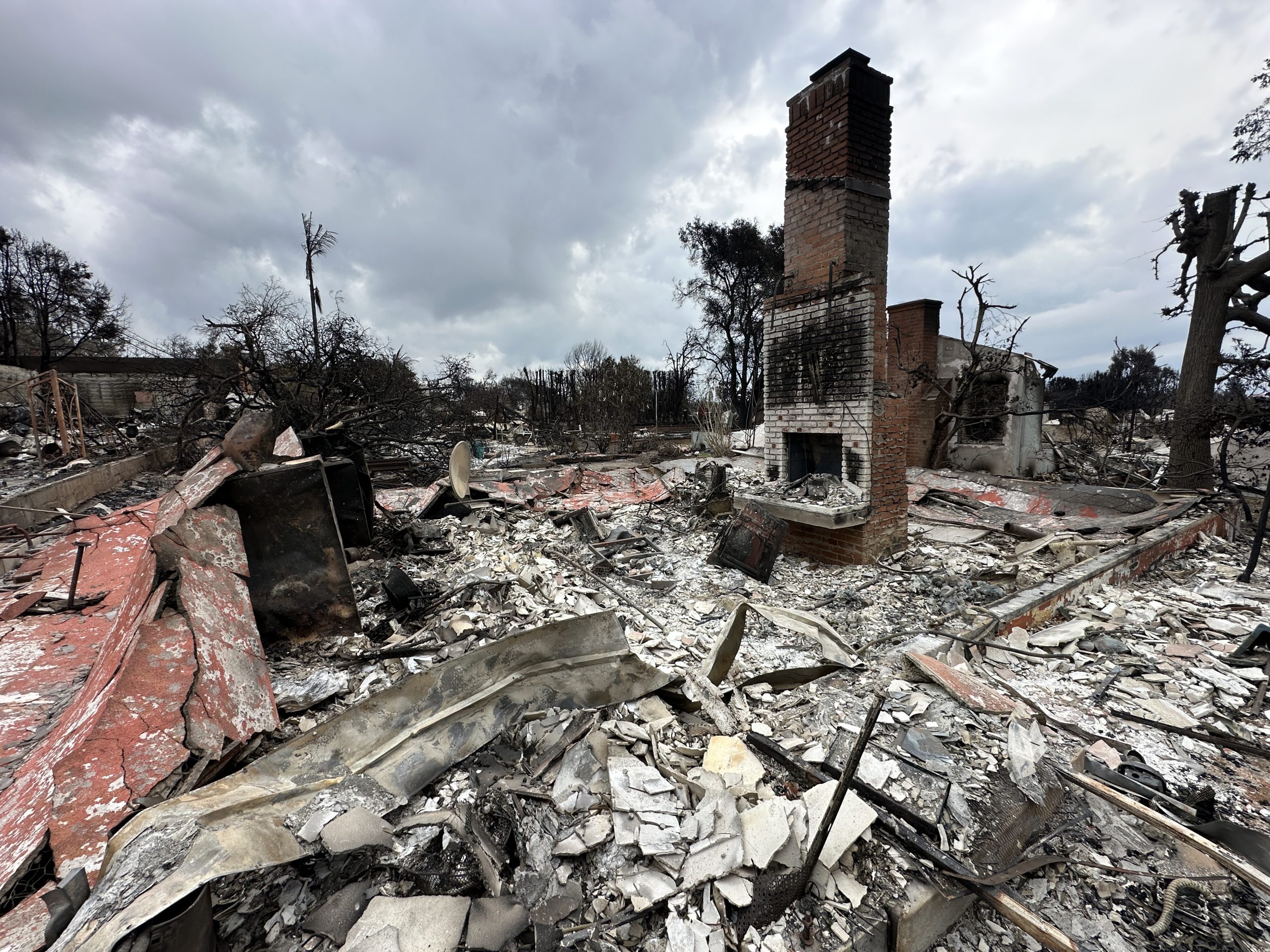 Wildfire recovery experts at work