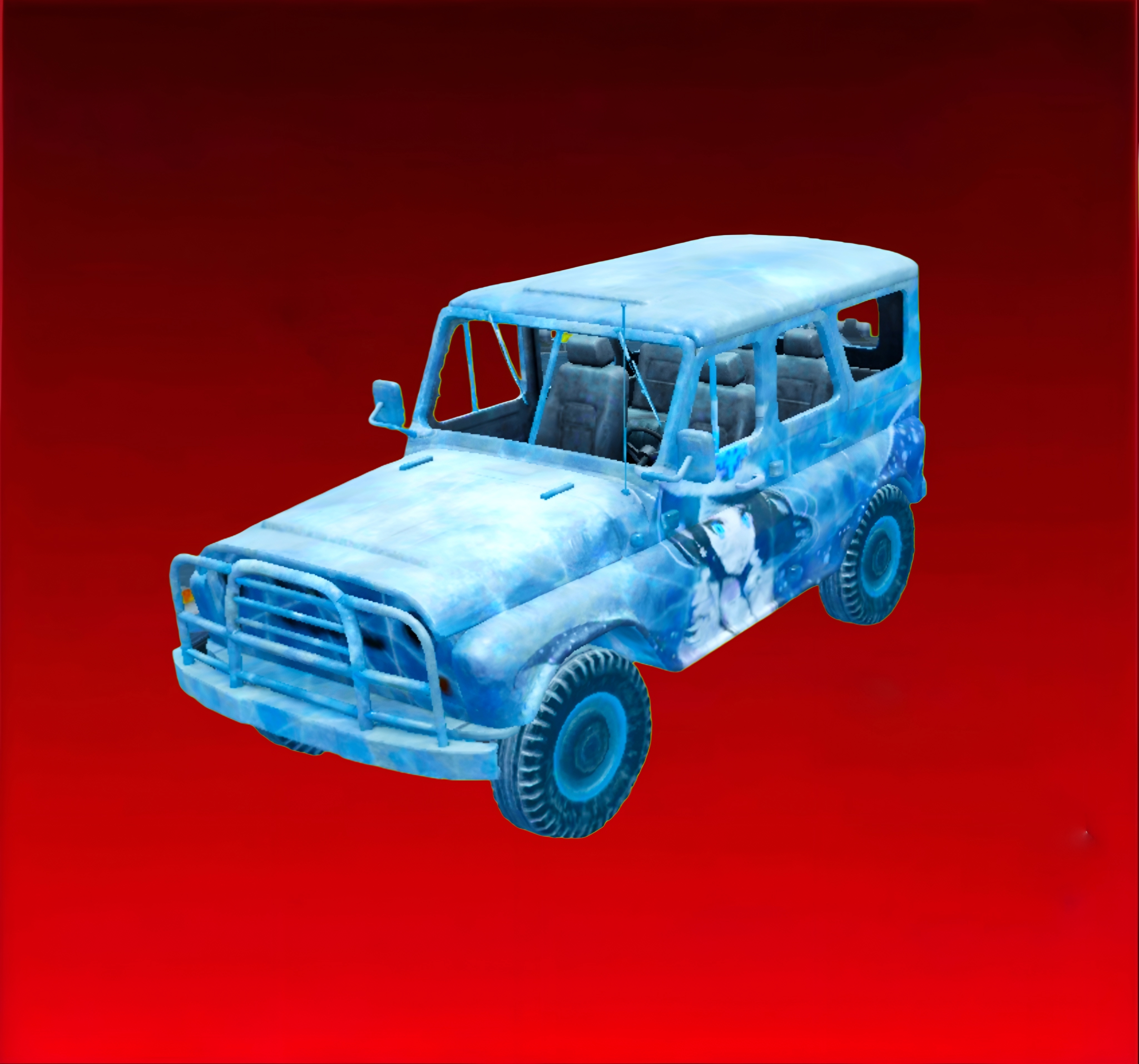 Wintertime UAZ
