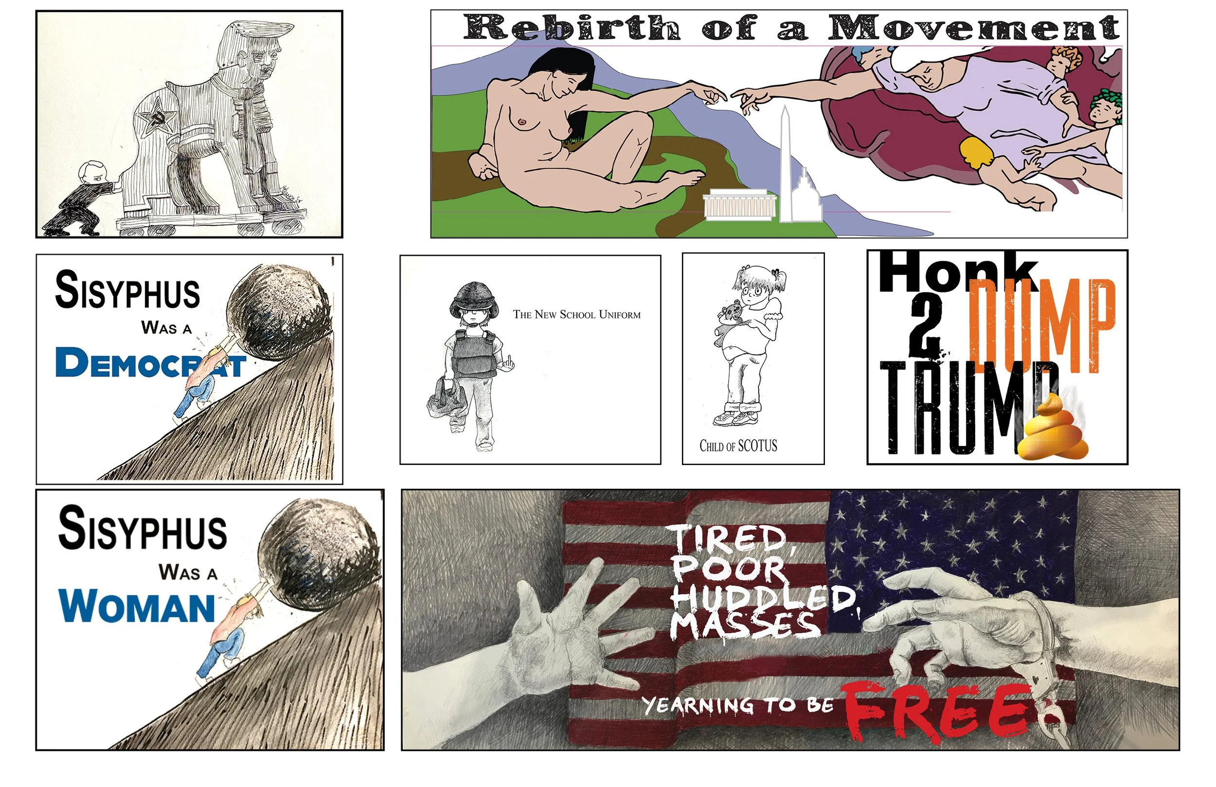 Art for Good Trouble protest posters