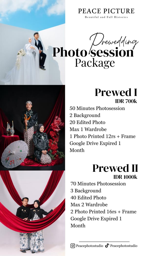 Pre-Wedding Package Flyer