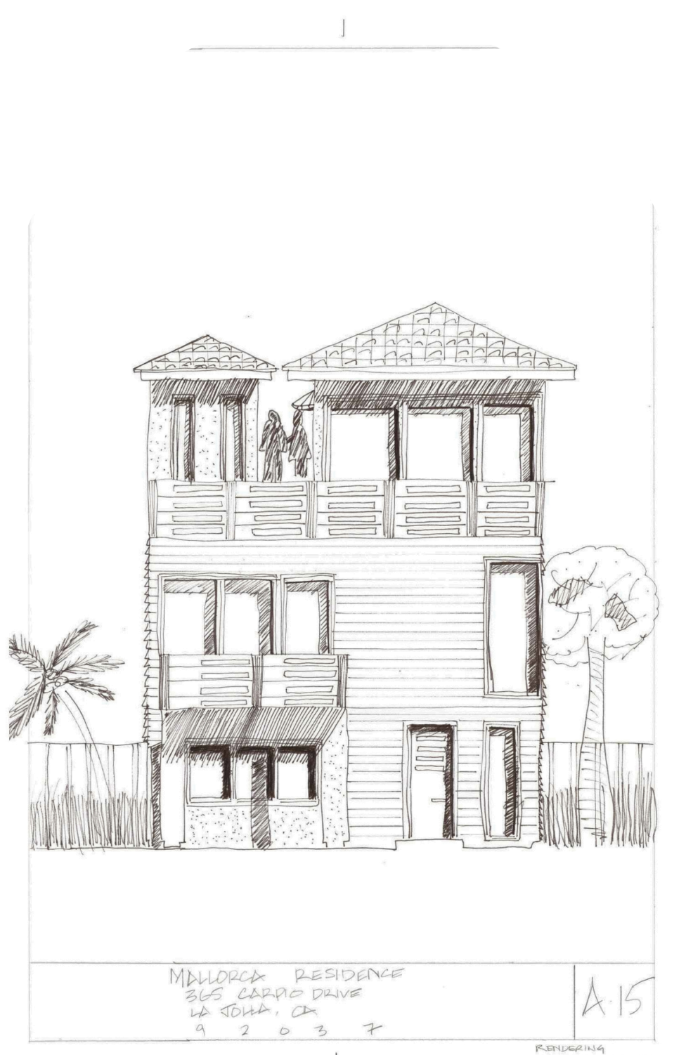 Mallorca Residence - Hand Sketching & Conceptualization
