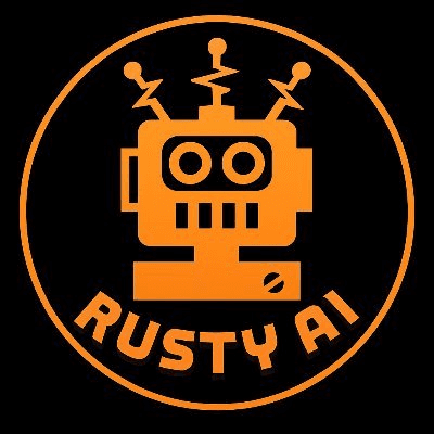 Rusty AI Robot Logo