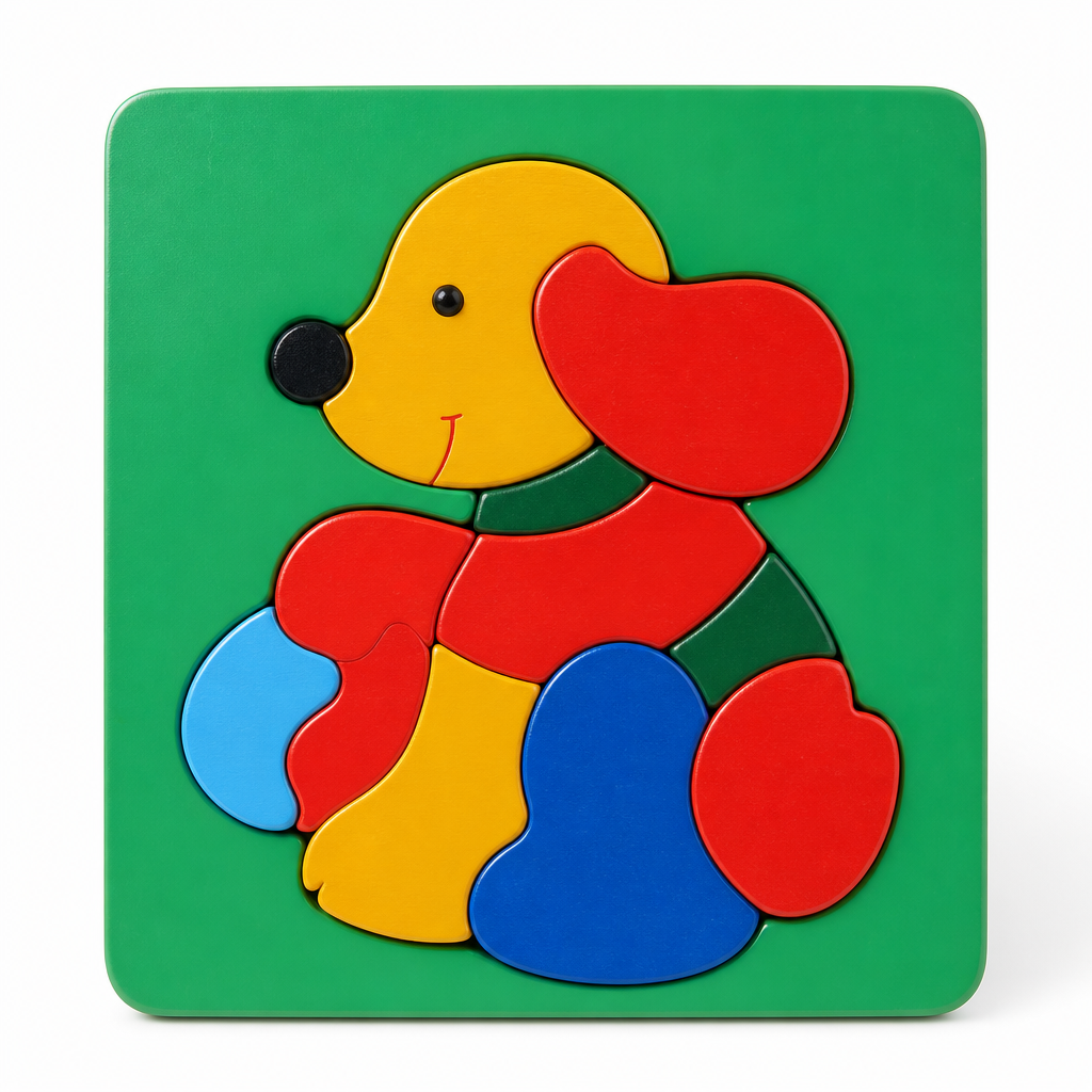 Quebra-Cabeça Luxo Urso Colorido