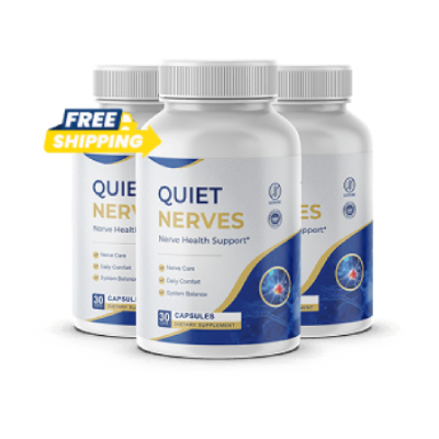 Quiet Nerves supplement bottles