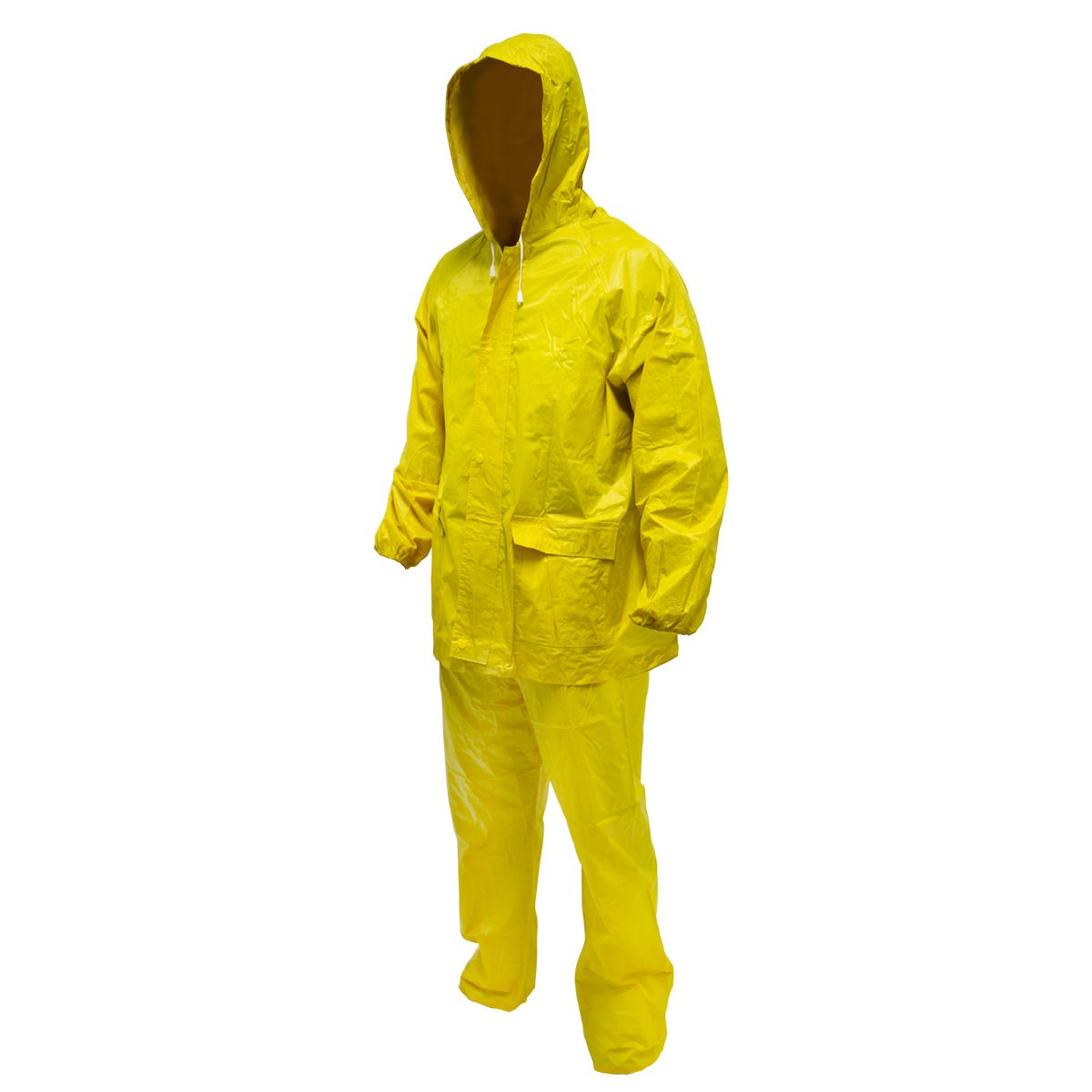 Rainsuit Rubberised Nylon XL Yellow