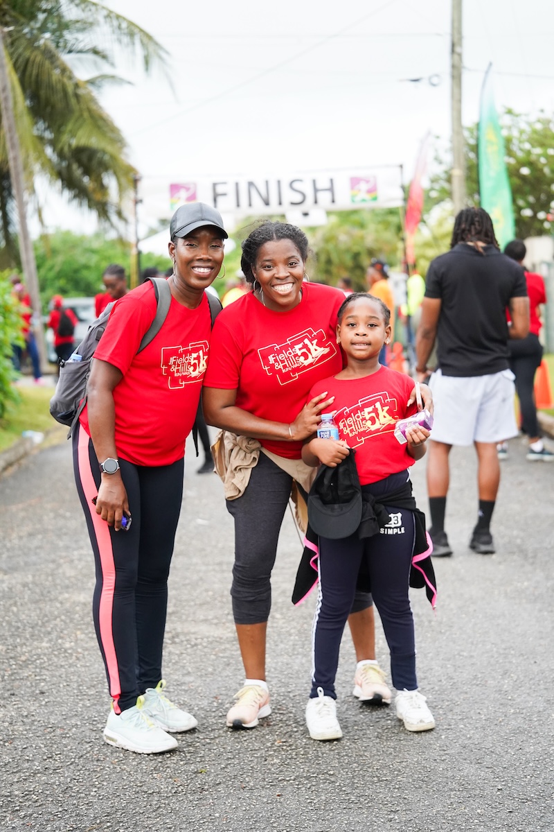 Family at the finish line