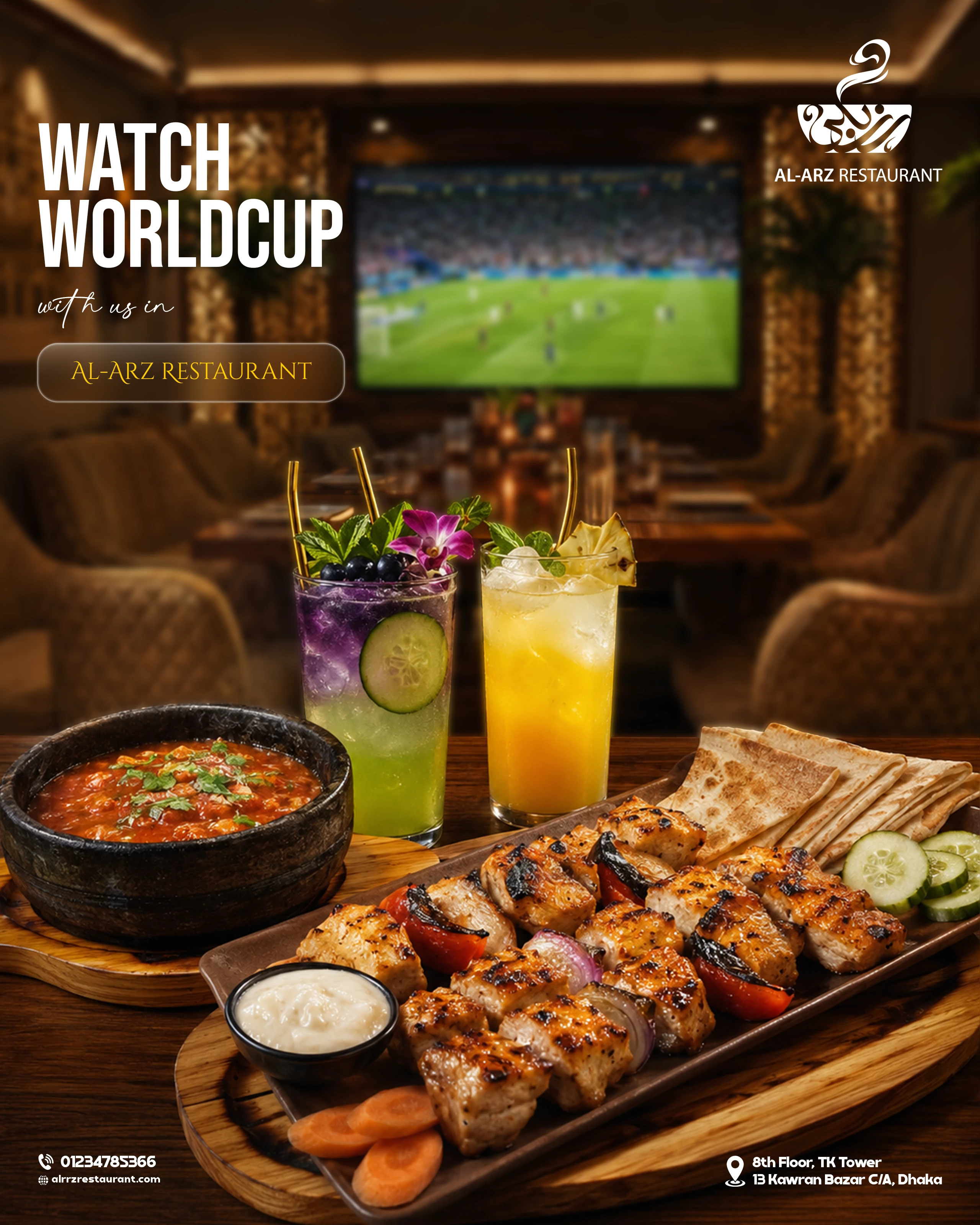 Mixed Grill & Mocktails — Watch Worldcup With Us