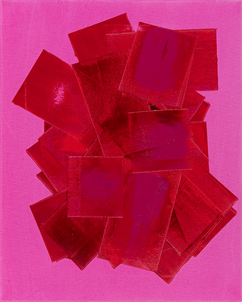 Gemälde, Öl auf Acryl auf Leinwand, 40 × 50 cm