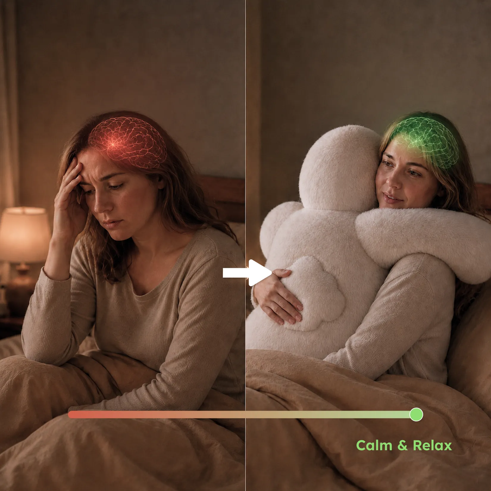 Reduce Sleep Overthinking illustration