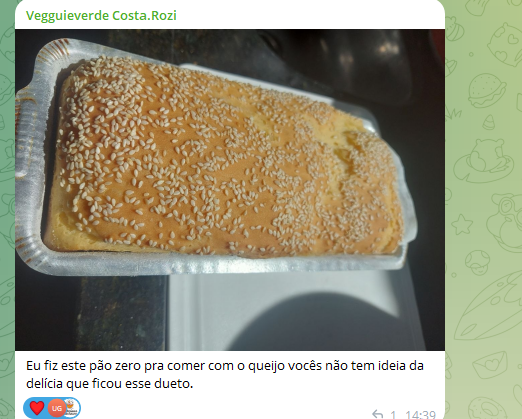 Resultado Rozi - Pão zero