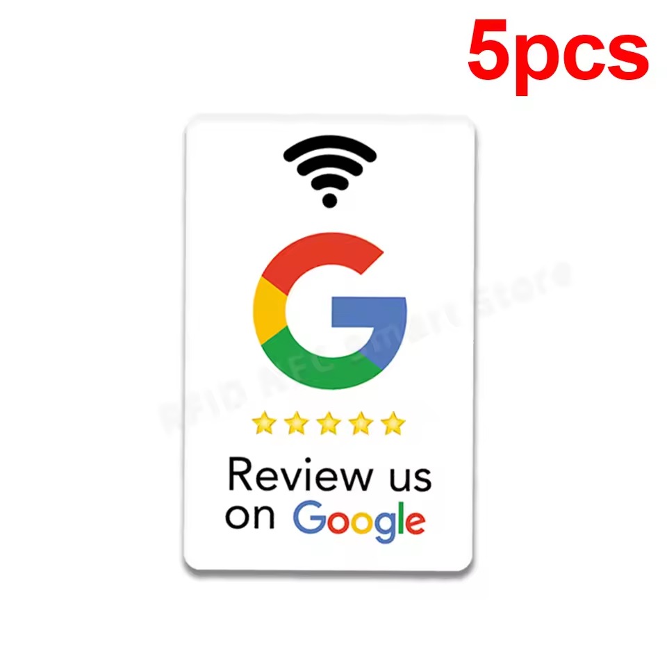5pcs NFC Google Review Cards 2