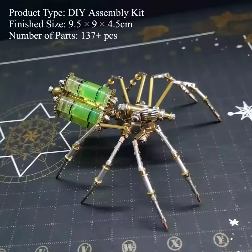 DIY Mechanical Spider Metal Model Kit