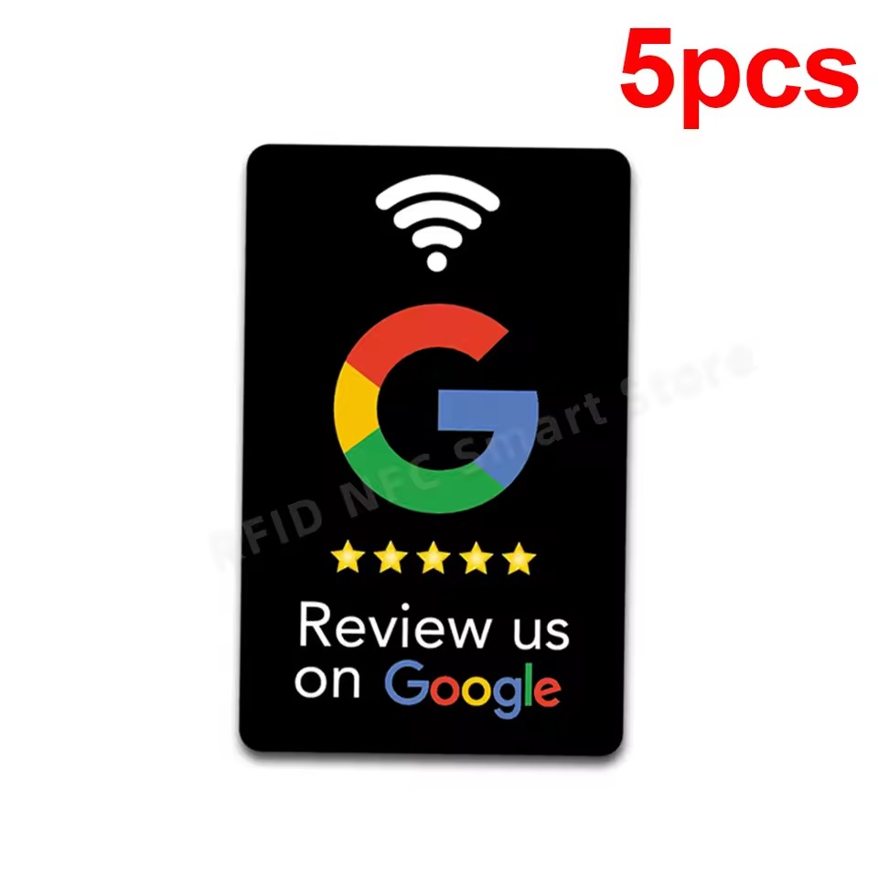5pcs NFC Google Review Cards
