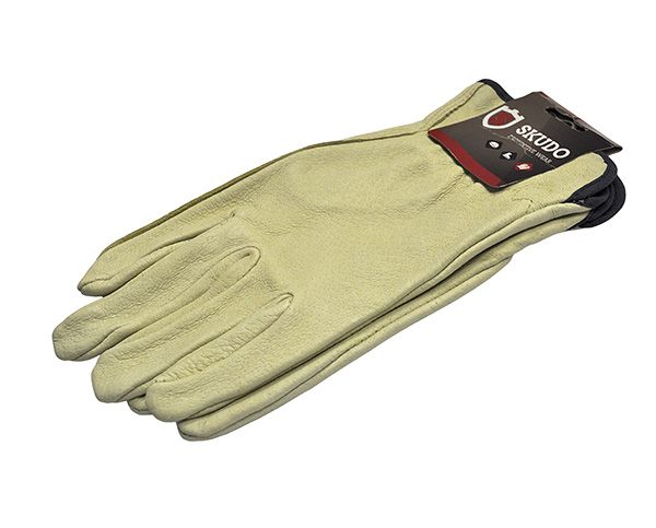 Skudo Gloves A Grade Pigskin VIP Elastic