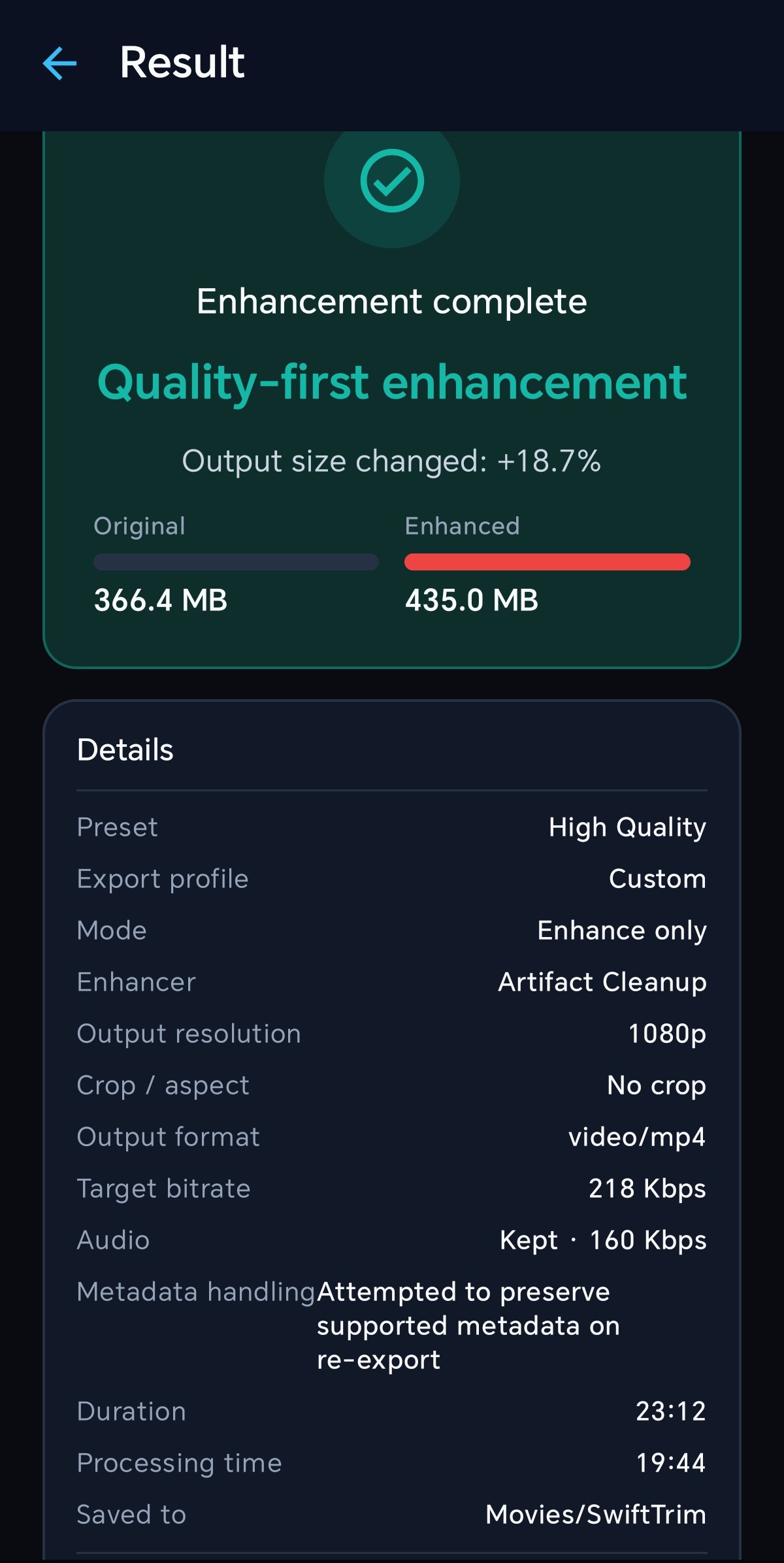 SwiftTrim screenshot 3
