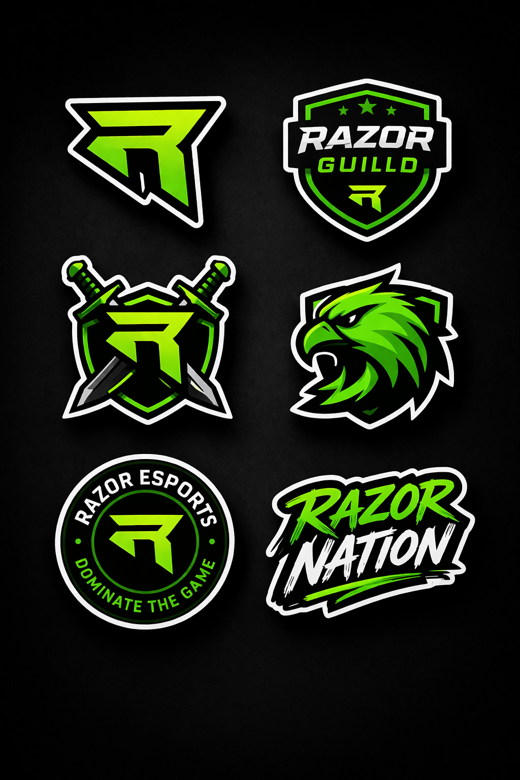 Razor Team Stickers