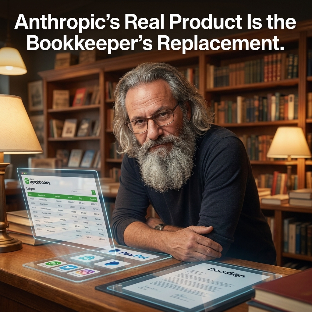 Anthropic's Real Product Is the Bookkeeper's Replacement
