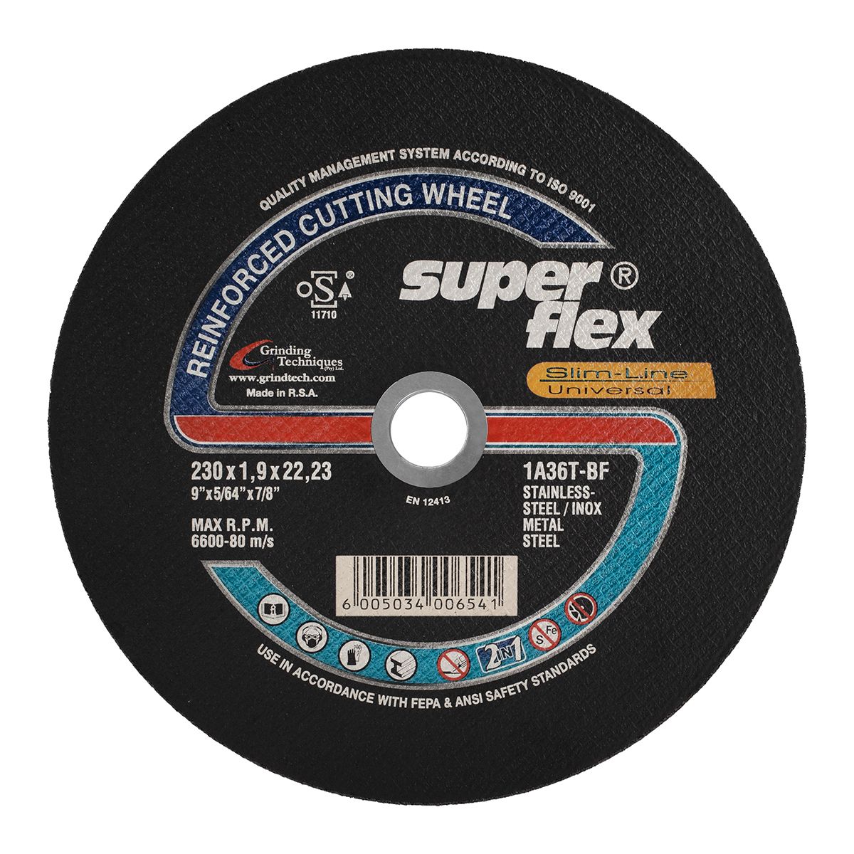 Superflex Cutting Disc 2in1 Flat 230x1.9mm