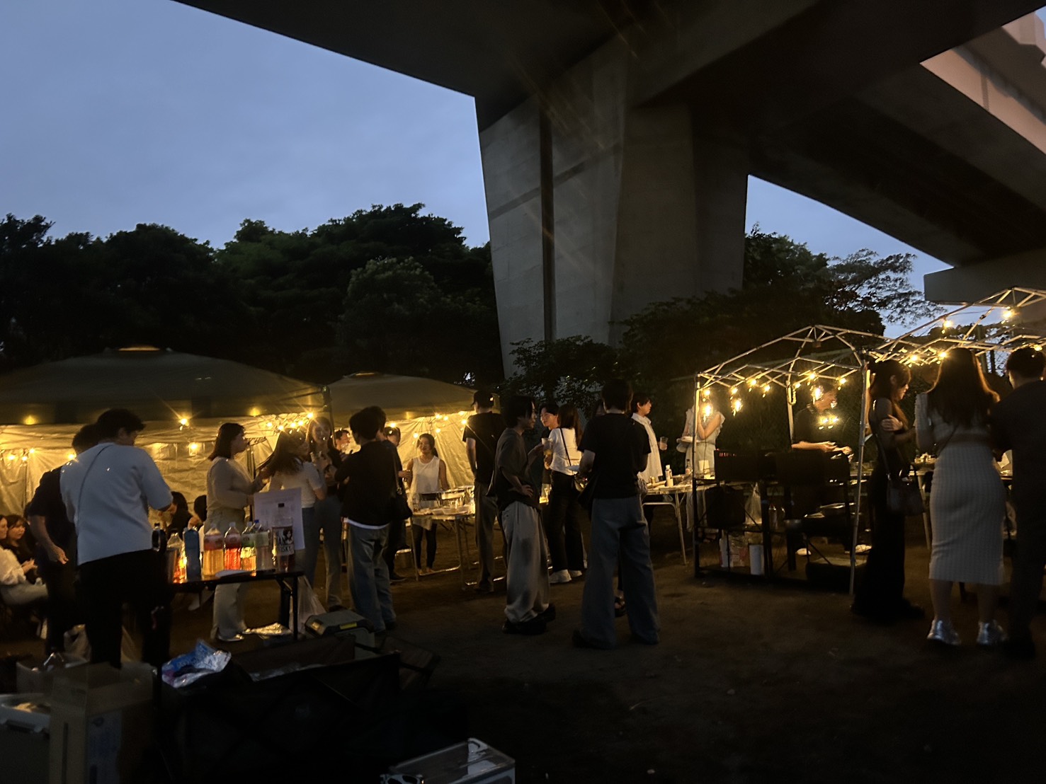 JUMP AROUND BBQ交流会の様子
