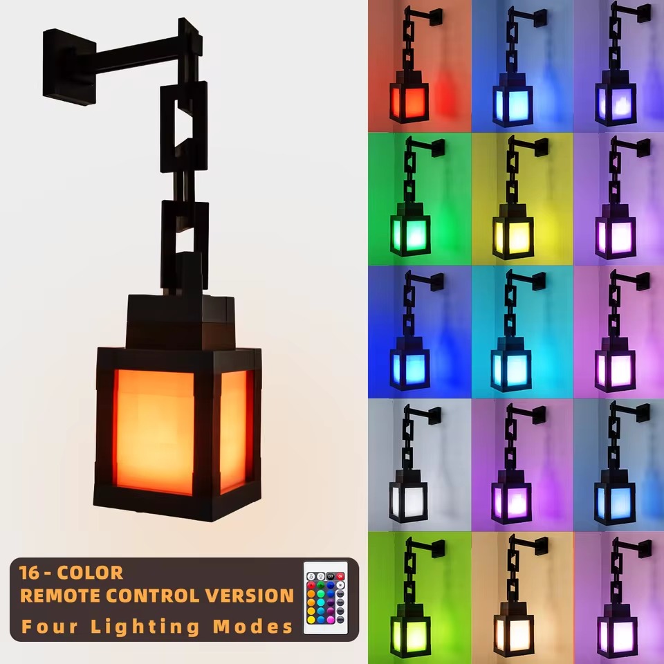 Pixel Soul Lantern — 16-Color Rechargeable Night Light