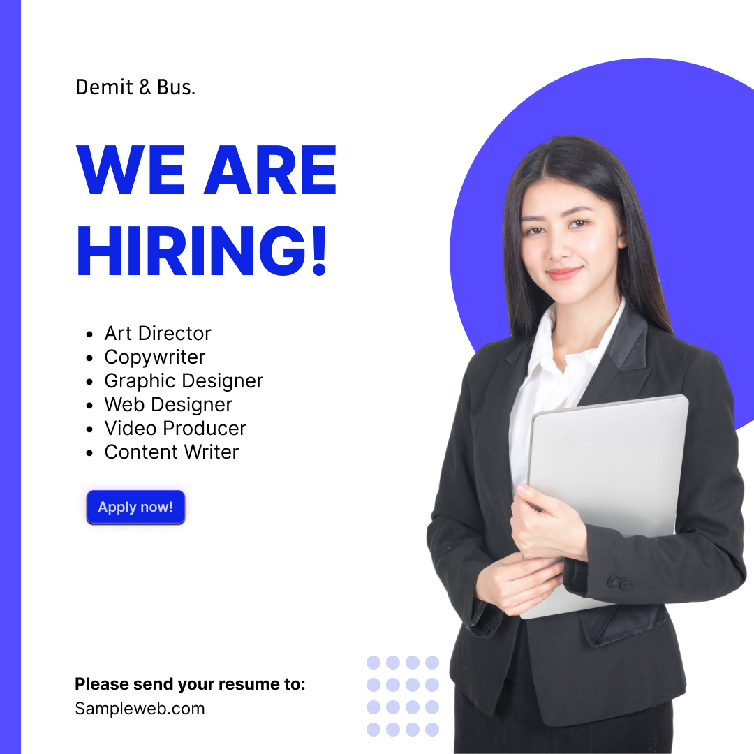 Demit & Bus - Hiring Page