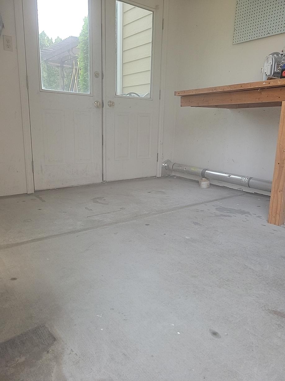 Garage Floor Joint Sealing - After