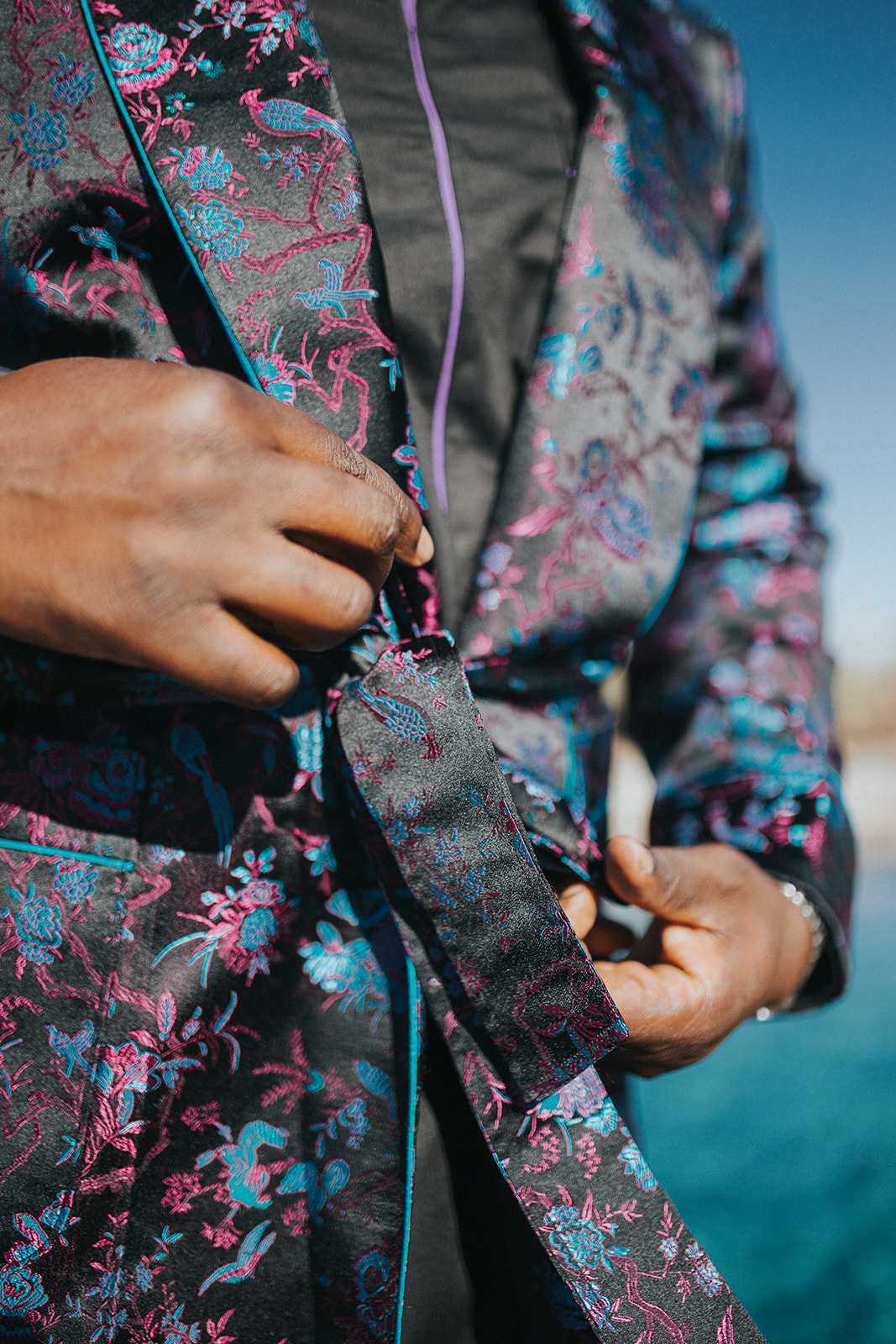 Silk Tie Robe