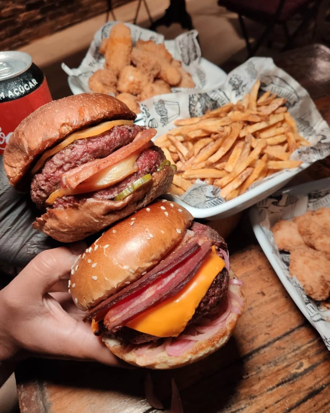 Hambúrguer artesanal smash burger